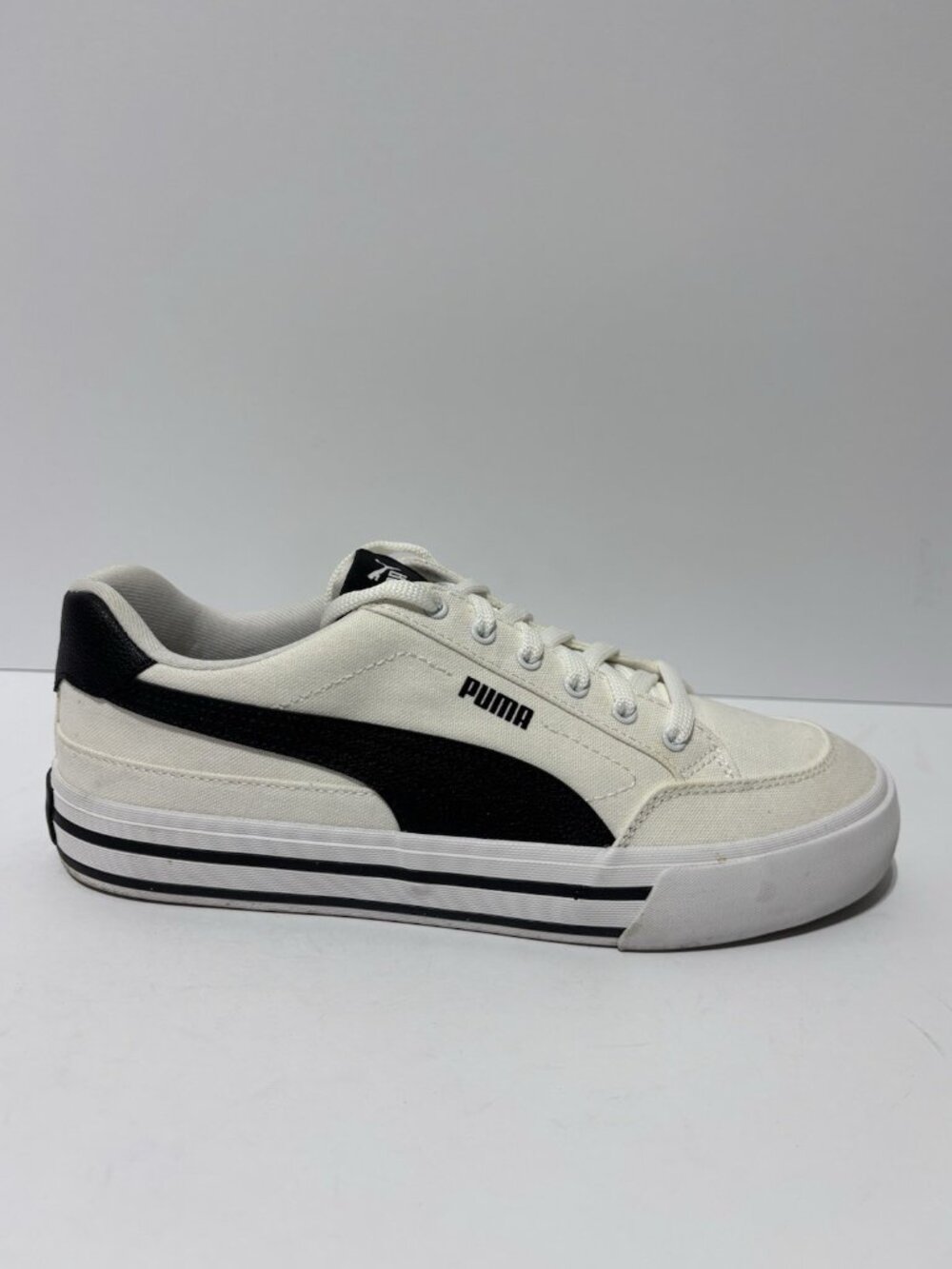 Puma Men’s Court Classic Vulc Sneakers White, Size 9.5 M